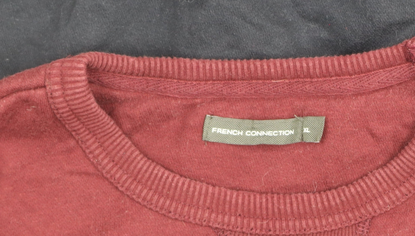 Mens UK Size XL French Connection Multicoloured Pullover Sweatshirt