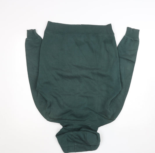 Mens UK Size M Spykar Green Full Zip Hoodie