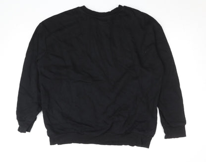 Womens UK Size L Disney at George Black Pullover Sweatshirt