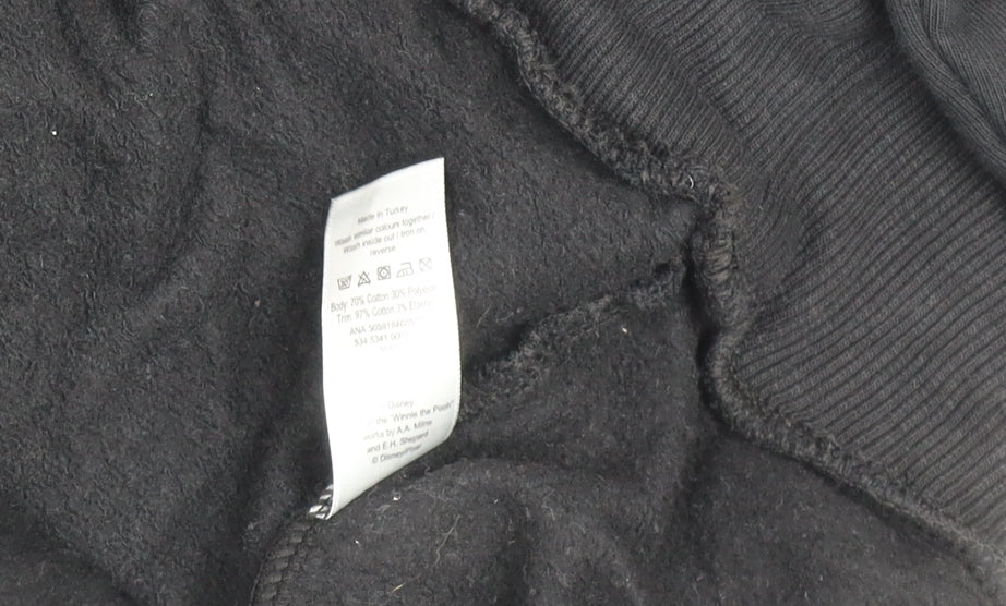 Womens UK Size L Disney at George Black Pullover Sweatshirt