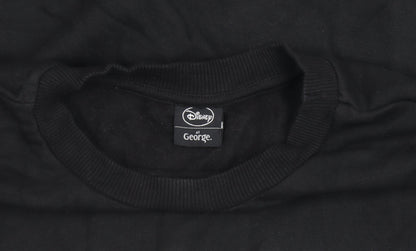Womens UK Size L Disney at George Black Pullover Sweatshirt