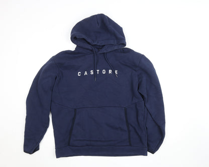 Womens UK Size XL Castore Blue Pullover Hoodie