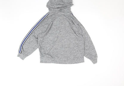 Womens UK Size 12 F&F Grey Pullover Hoodie