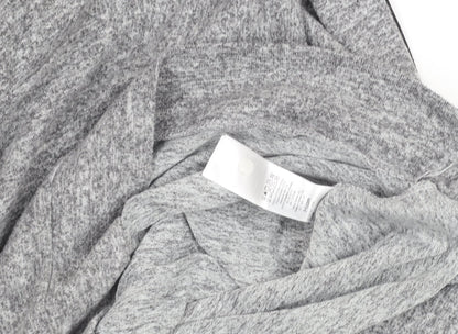 Womens UK Size 12 F&F Grey Pullover Hoodie
