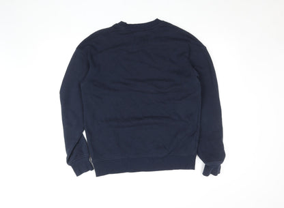 Unisex Adults UK Size L JACK & JONES Blue Pullover Sweatshirt