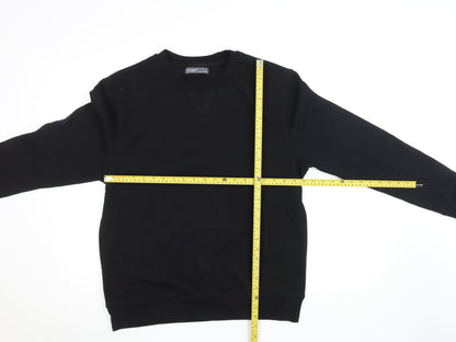 Primark Cares Women's Black L Pullover Sweatshirt Cotton Blend