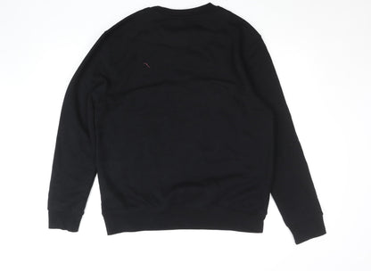 Primark Cares Women's Black L Pullover Sweatshirt Cotton Blend