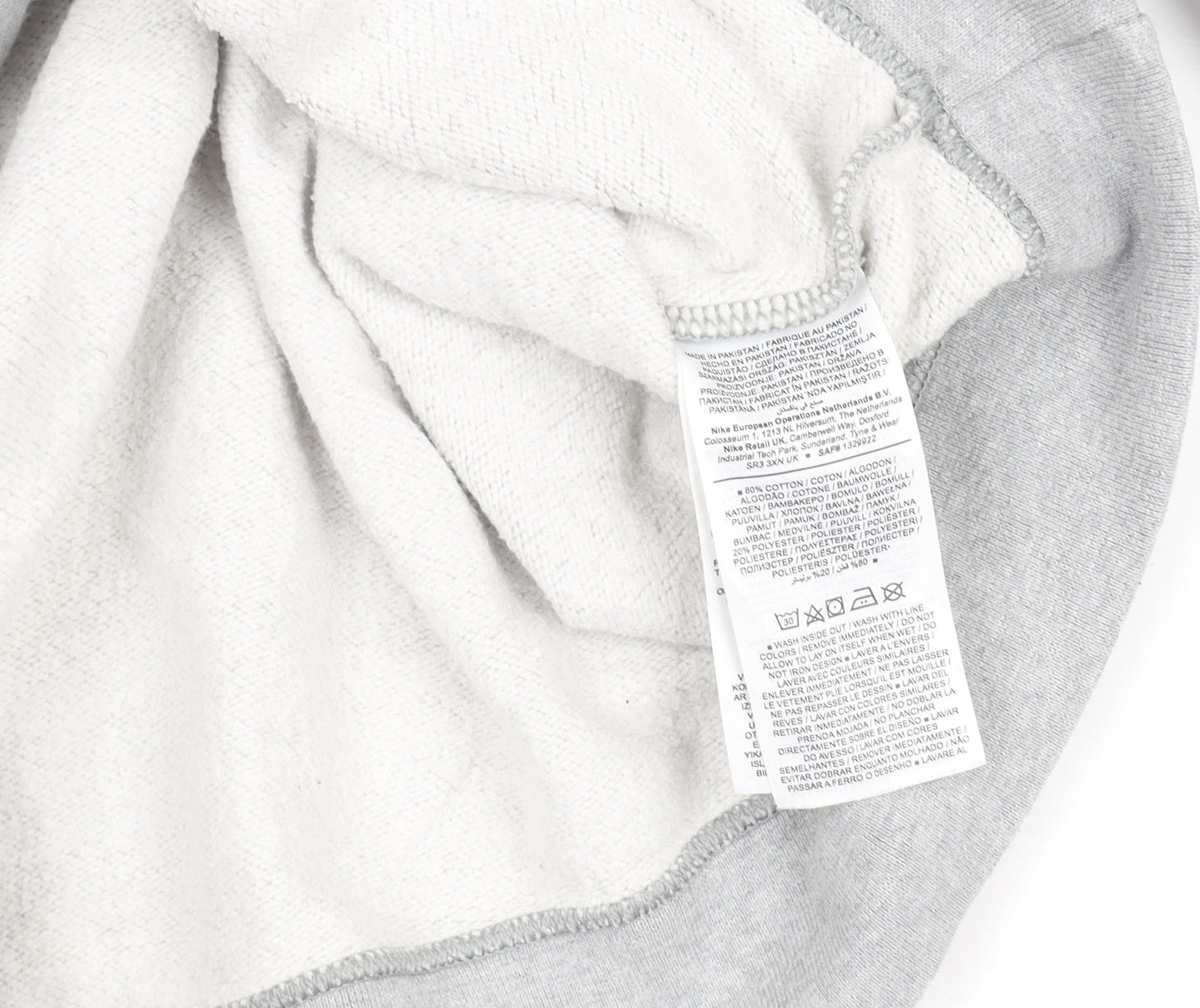 Nike Women’s Grey 1/4 Zip Sweatshirt Small - Soft Cotton Blend Pullover