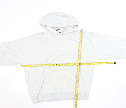 Abercrombie & Fitch Mens Grey Oversized Pullover Hoodie Size S