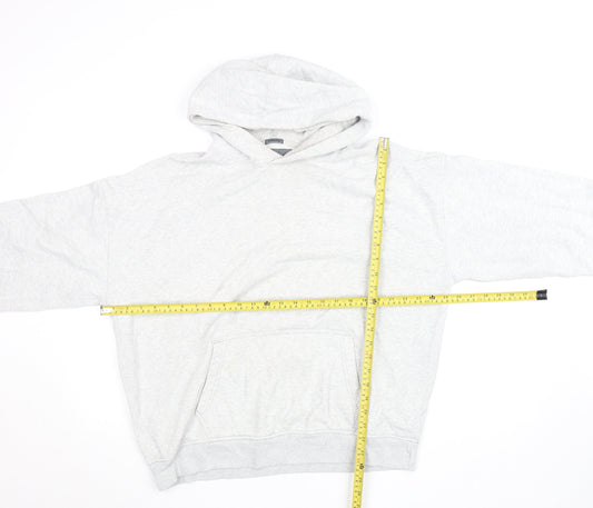 Abercrombie & Fitch Mens Grey Oversized Pullover Hoodie Size S