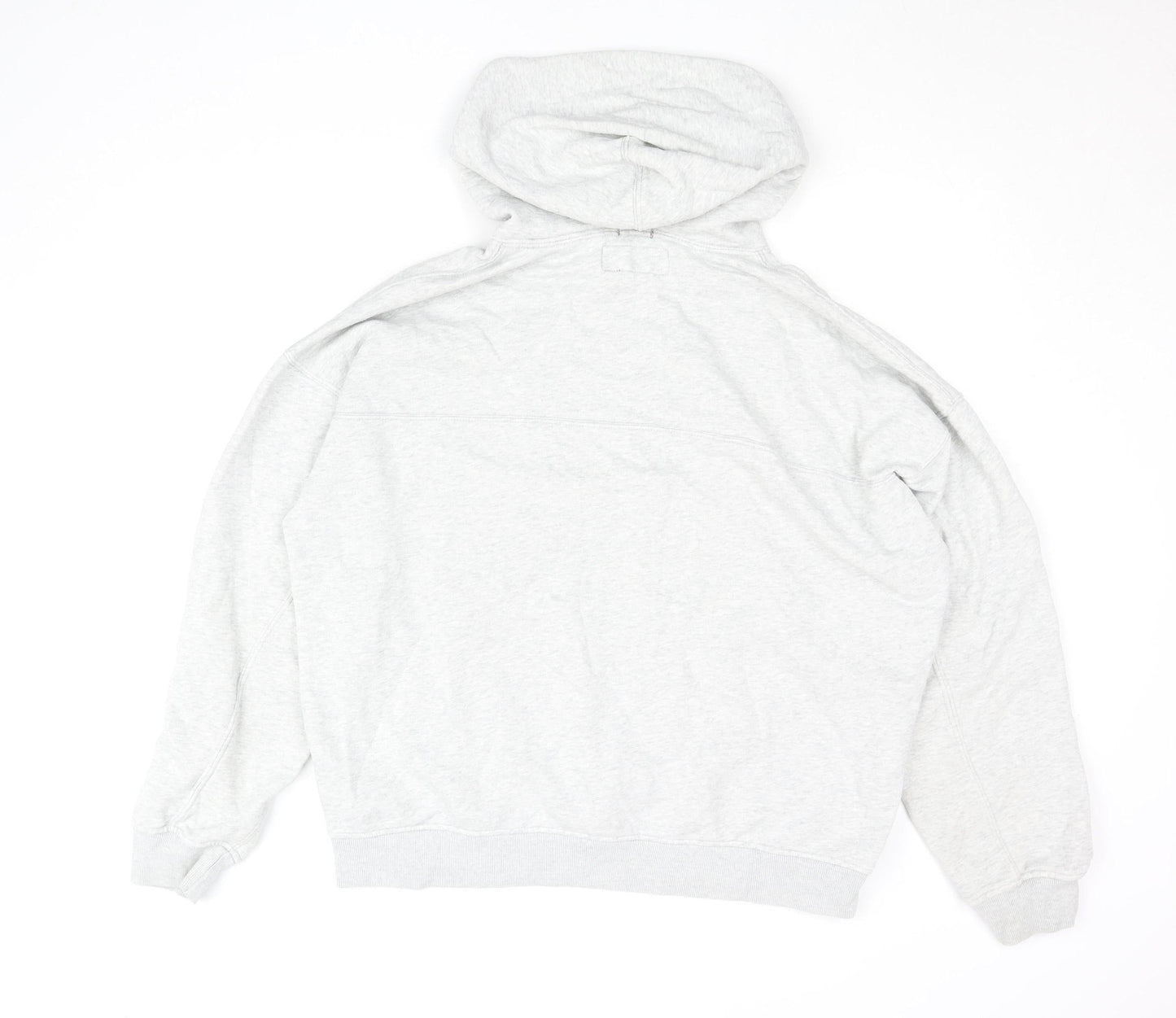 Abercrombie & Fitch Mens Grey Oversized Pullover Hoodie Size S