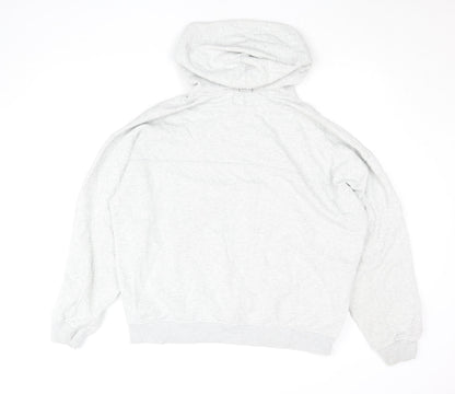 Abercrombie & Fitch Mens Grey Oversized Pullover Hoodie Size S