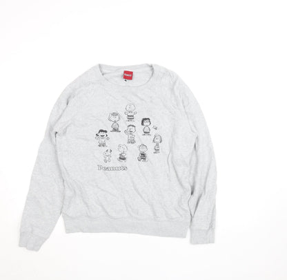 Womens UK Size 10 Marks and Spencer Grey Pullover Sweatshirt