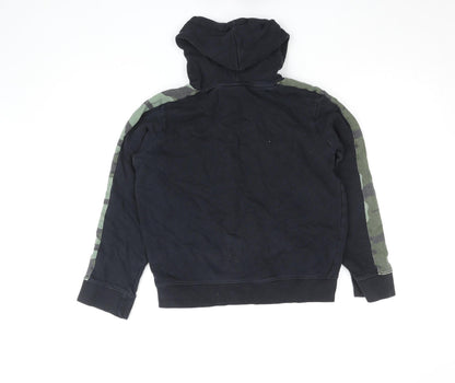 Girls UK Size 13 Years Hype Black Pullover Hoodie