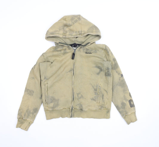Boys UK Size 11-12 Years Bench Beige Full Zip Hoodie