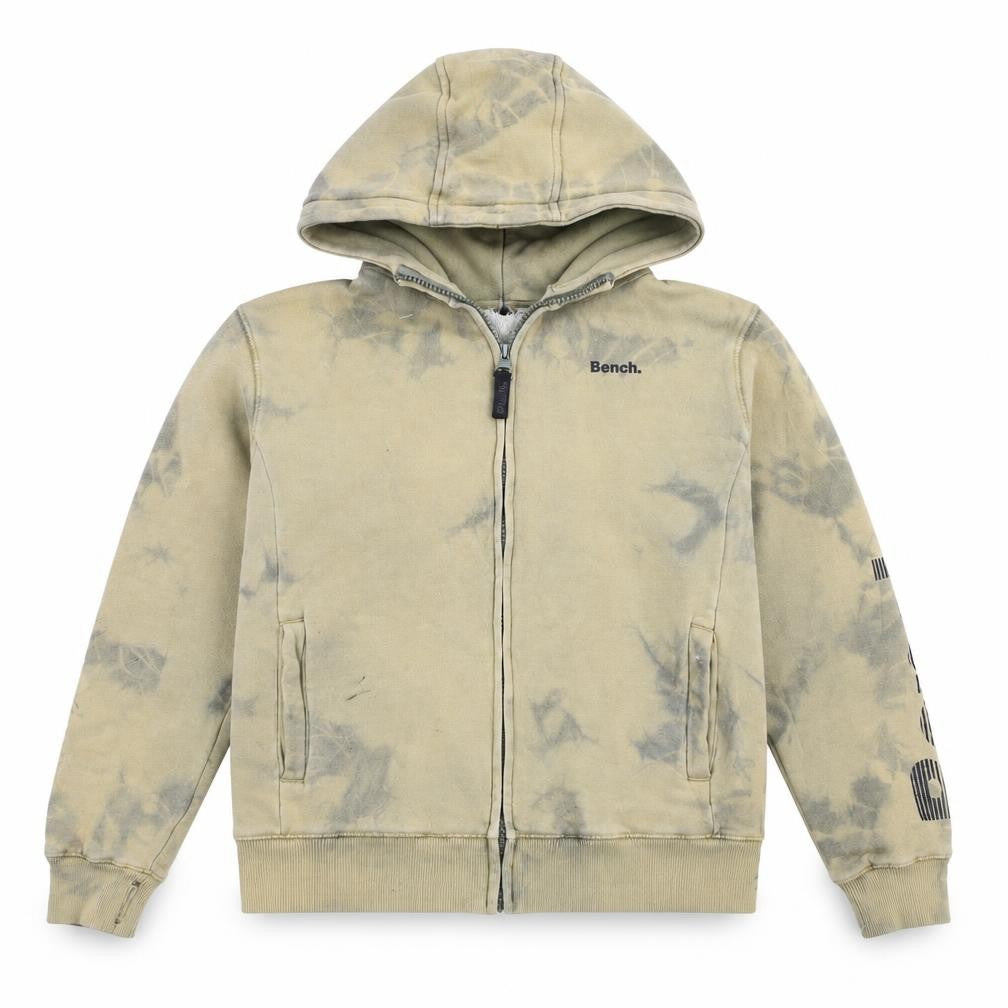 Boys UK Size 11-12 Years Bench Beige Full Zip Hoodie