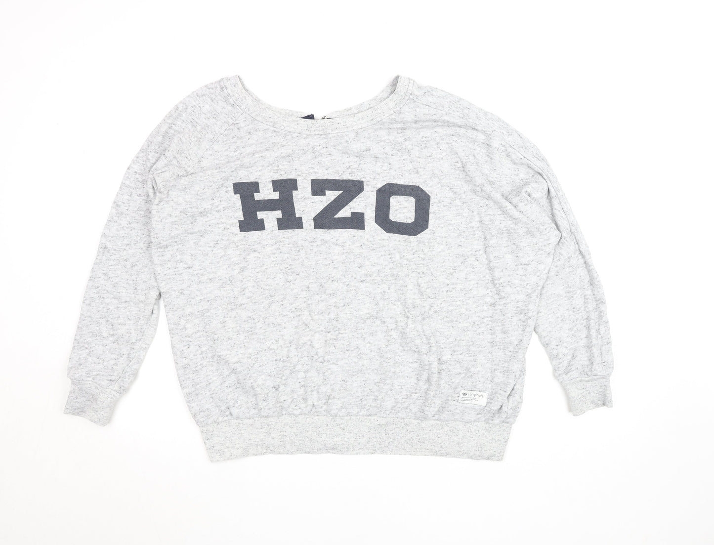 Womens UK Size 14 adidas Grey Pullover Sweatshirt
