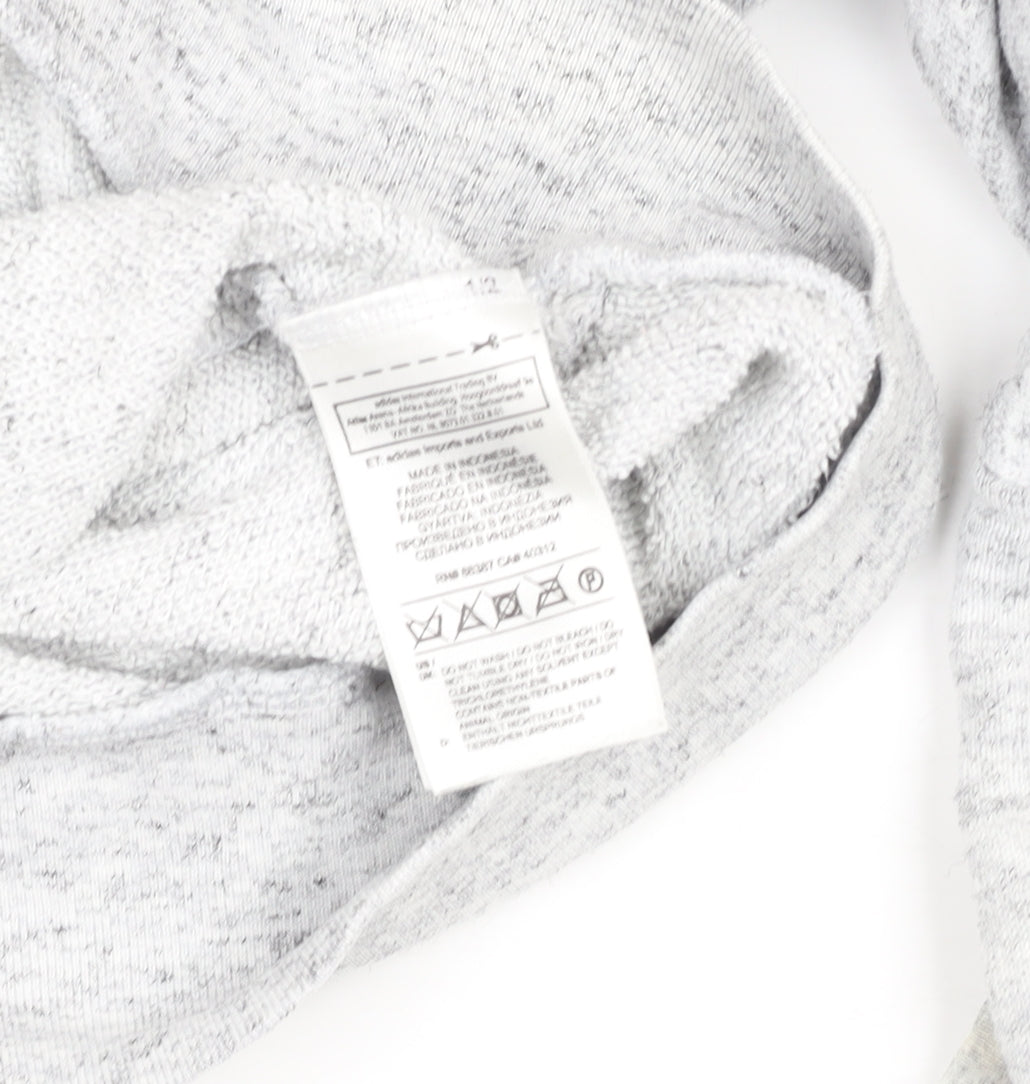Womens UK Size 14 adidas Grey Pullover Sweatshirt
