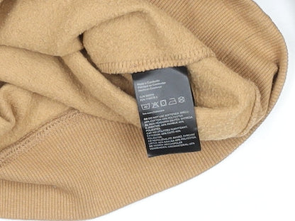 Mens UK Size M H&M Beige 1/2 Zip Sweatshirt