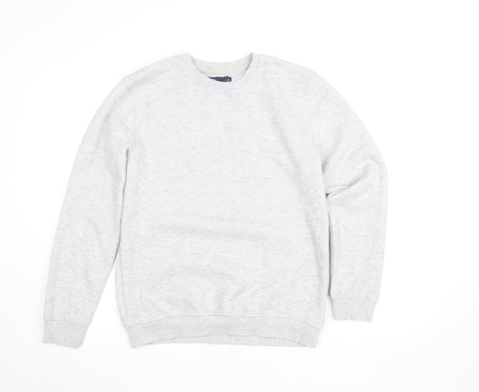 Mens UK Size S Easy Grey Pullover Sweatshirt