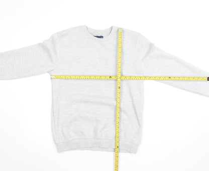 Mens UK Size S Easy Grey Pullover Sweatshirt