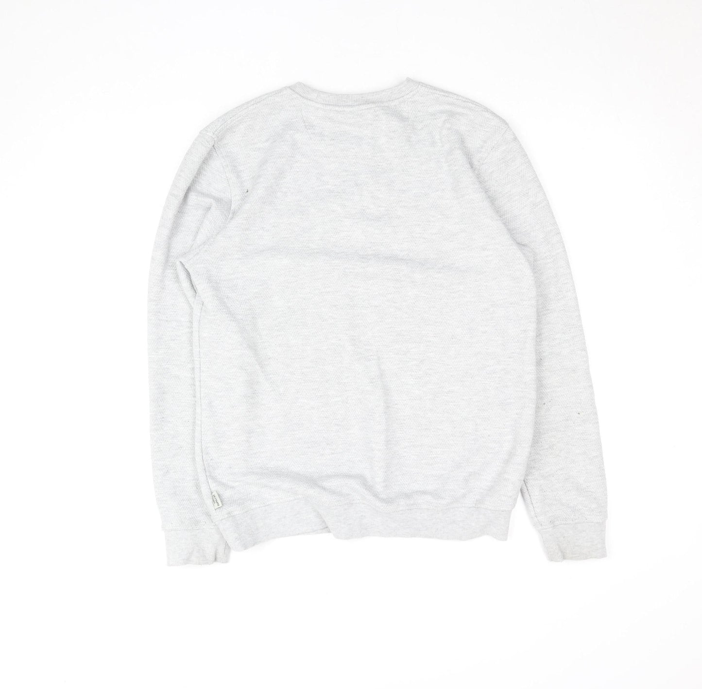 Mens UK Size S Easy Grey Pullover Sweatshirt