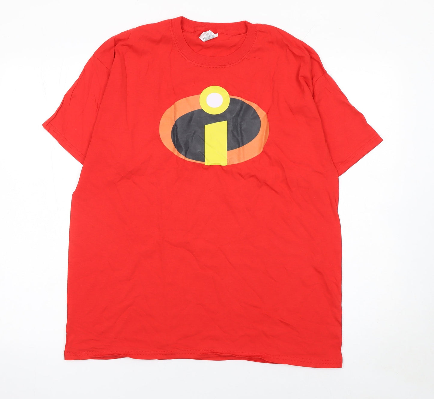 Mens UK Size L Fruit of the Loom Red  T-Shirt