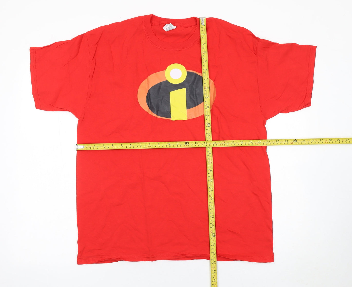 Mens UK Size L Fruit of the Loom Red  T-Shirt