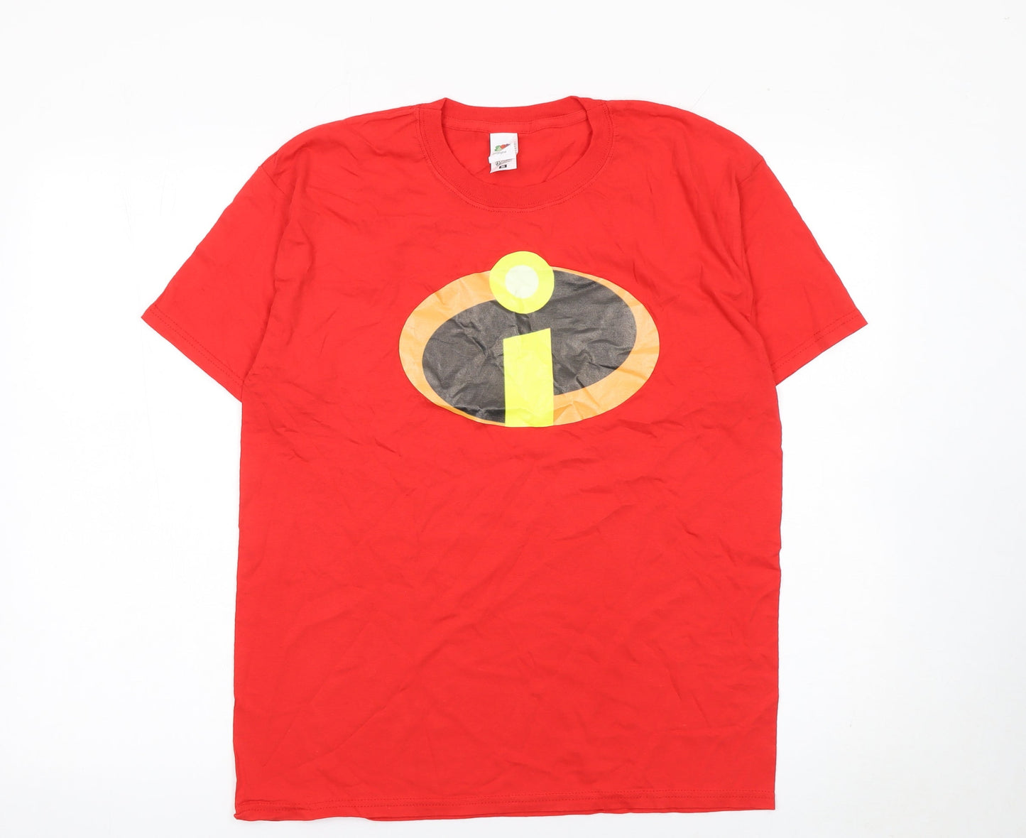 Mens UK Size M Fruit of the Loom Red  T-Shirt