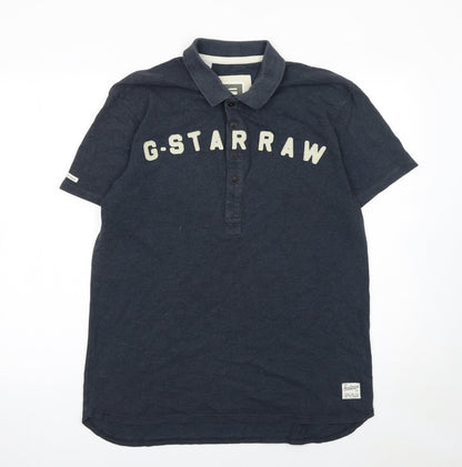 Mens UK Size L G-Star RAW Cotton Polo Shirt