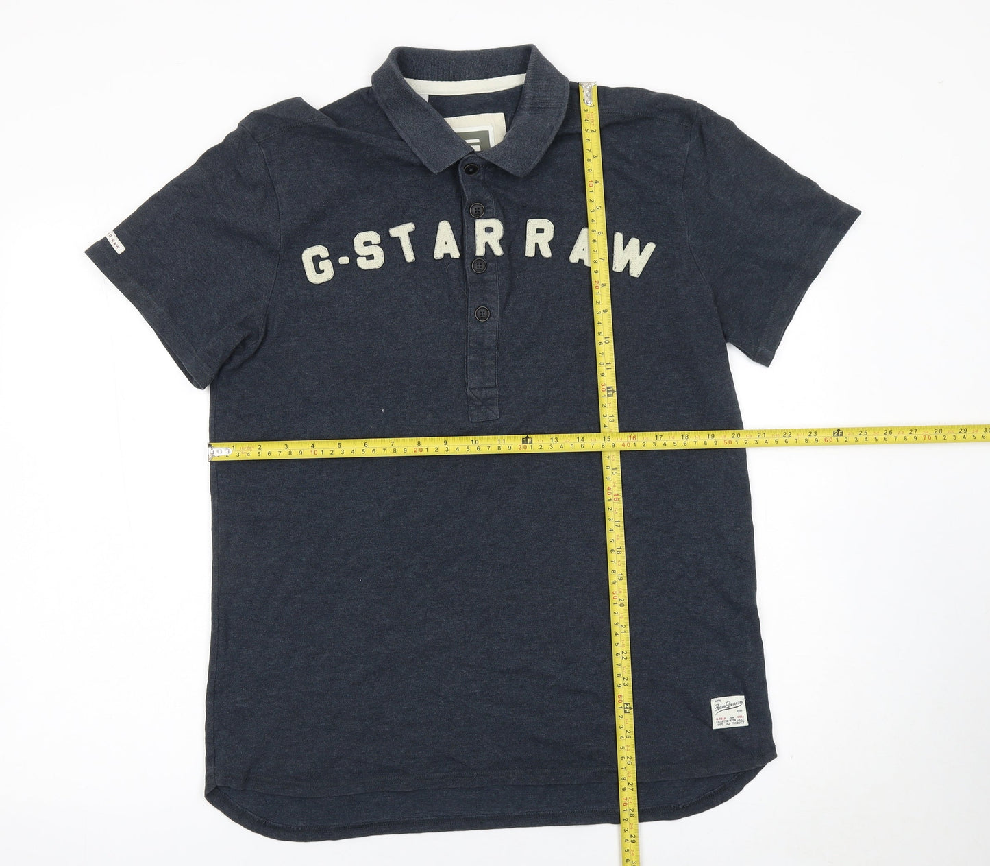 Mens UK Size L G-Star RAW Cotton Polo Shirt