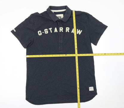 Mens UK Size L G-Star RAW Cotton Polo Shirt