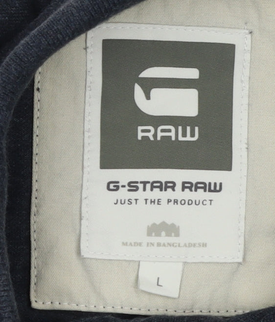 Mens UK Size L G-Star RAW Cotton Polo Shirt