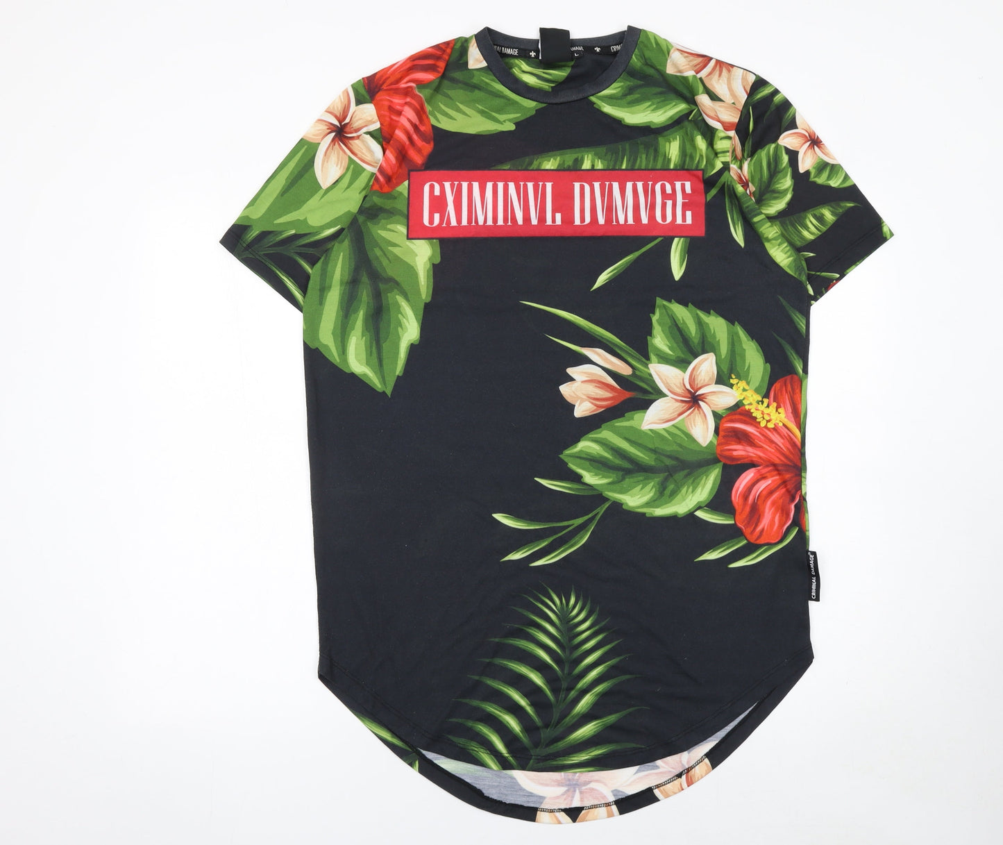 Mens UK Size L Criminal Damage Multicoloured  T-Shirt