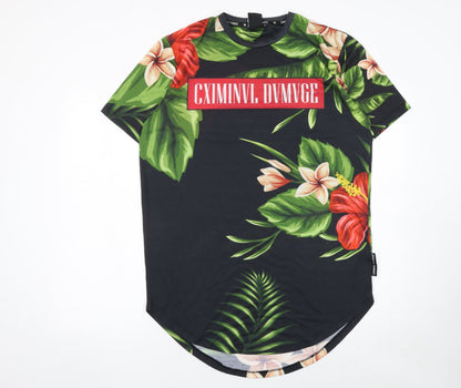 Mens UK Size L Criminal Damage Multicoloured  T-Shirt