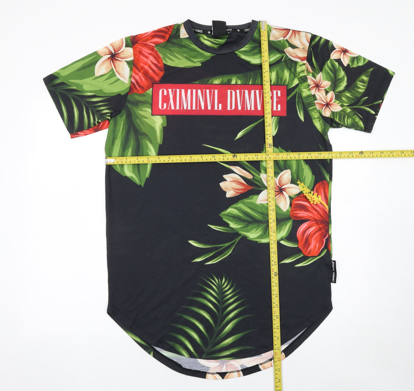 Mens UK Size L Criminal Damage Multicoloured  T-Shirt