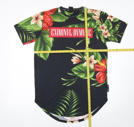 Mens UK Size L Criminal Damage Multicoloured  T-Shirt