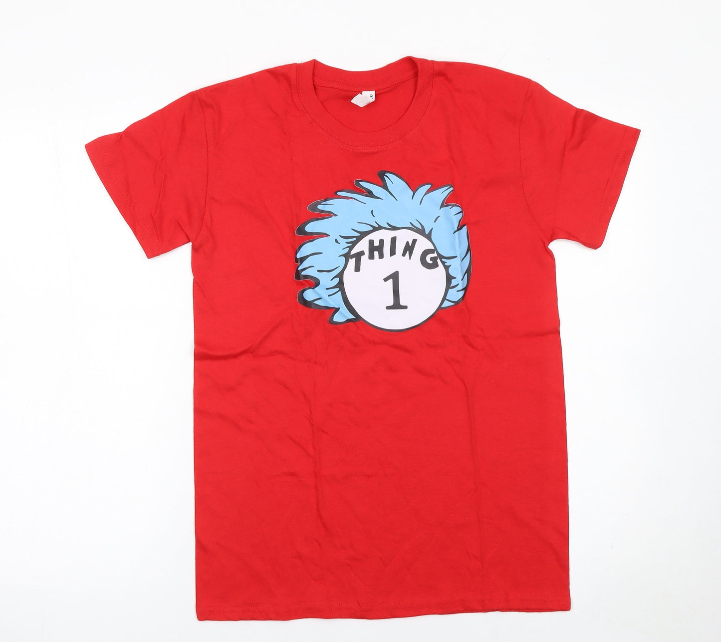 Mens UK Size S Casual Classics Red  T-Shirt