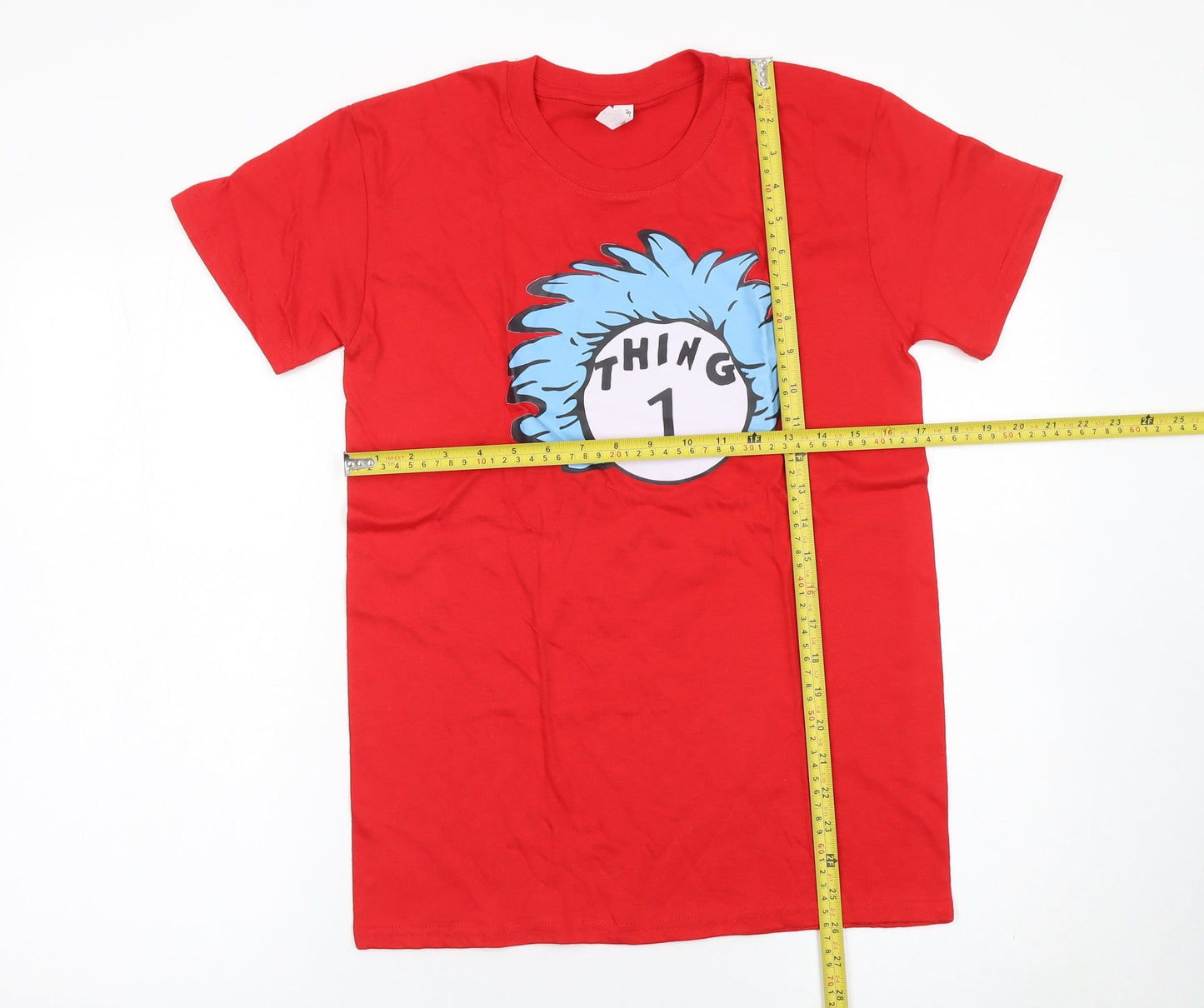 Mens UK Size S Casual Classics Red  T-Shirt