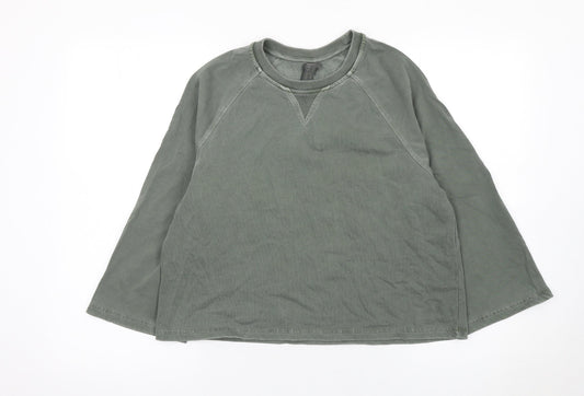 Womens UK Size S Sweaty Betty Green Pullover Sweatshirt