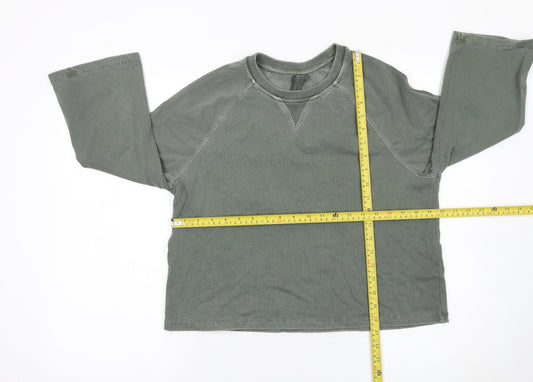 Womens UK Size S Sweaty Betty Green Pullover Sweatshirt