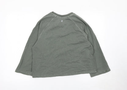 Womens UK Size S Sweaty Betty Green Pullover Sweatshirt