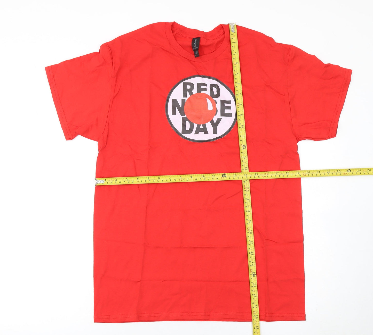 Mens UK Size M Gildan Red  T-Shirt