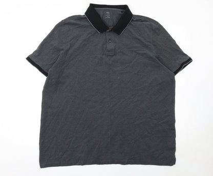 Mens UK Size 2XL Marks and Spencer 100% Cotton Polo Shirt