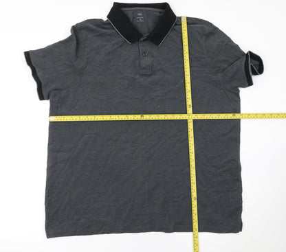 Mens UK Size 2XL Marks and Spencer 100% Cotton Polo Shirt