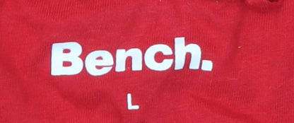 Mens UK Size L Bench Red  T-Shirt