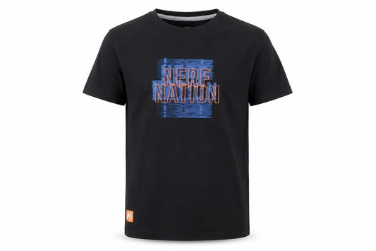 Boys UK Size 12-14 Years NERF Black Basic T-Shirt