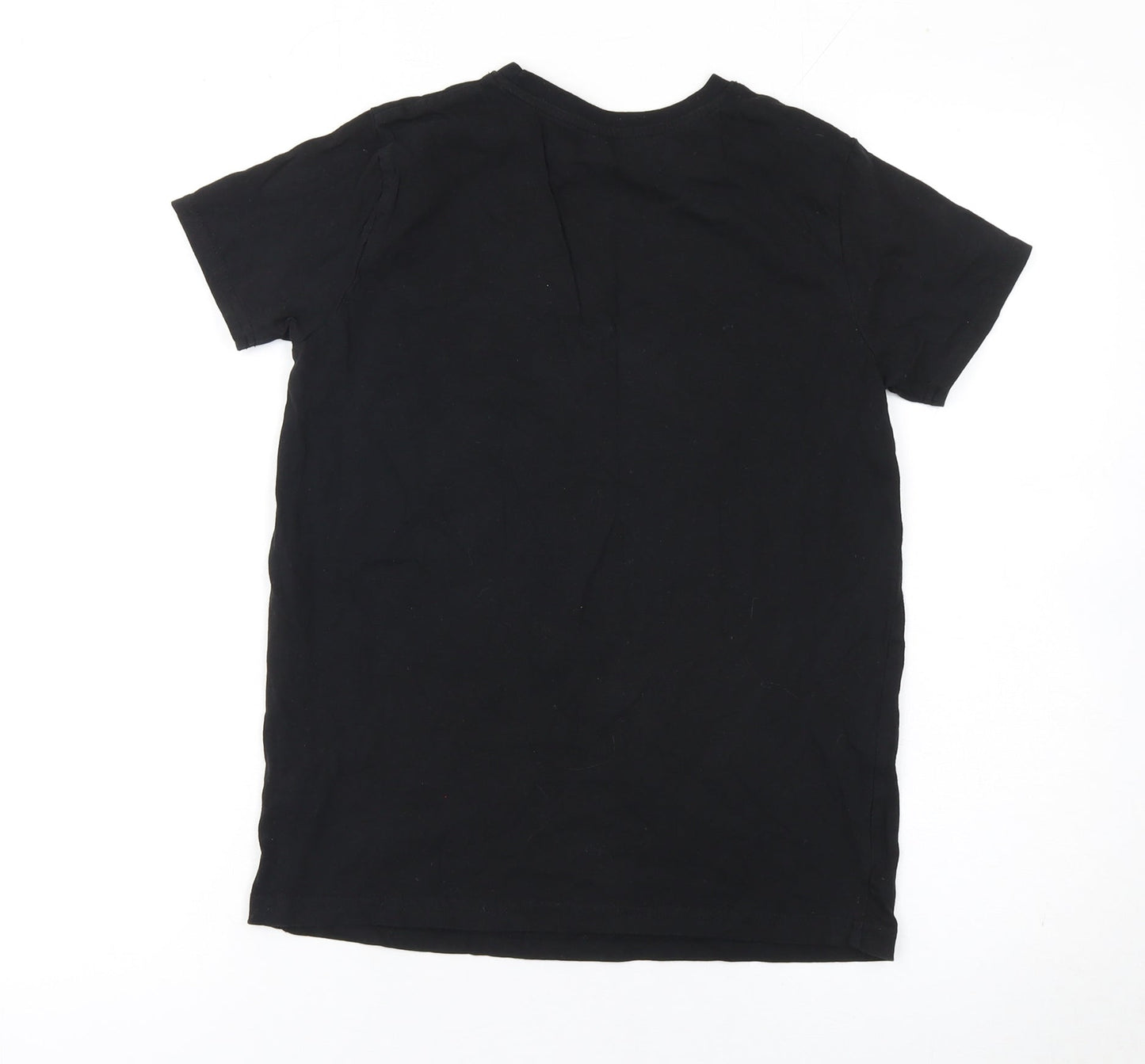 Primark Boys Black Graphic 'Legend' T-Shirt 10-11 Years Cotton Casual Top