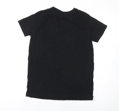 Primark Boys Black Graphic 'Legend' T-Shirt 10-11 Years Cotton Casual Top