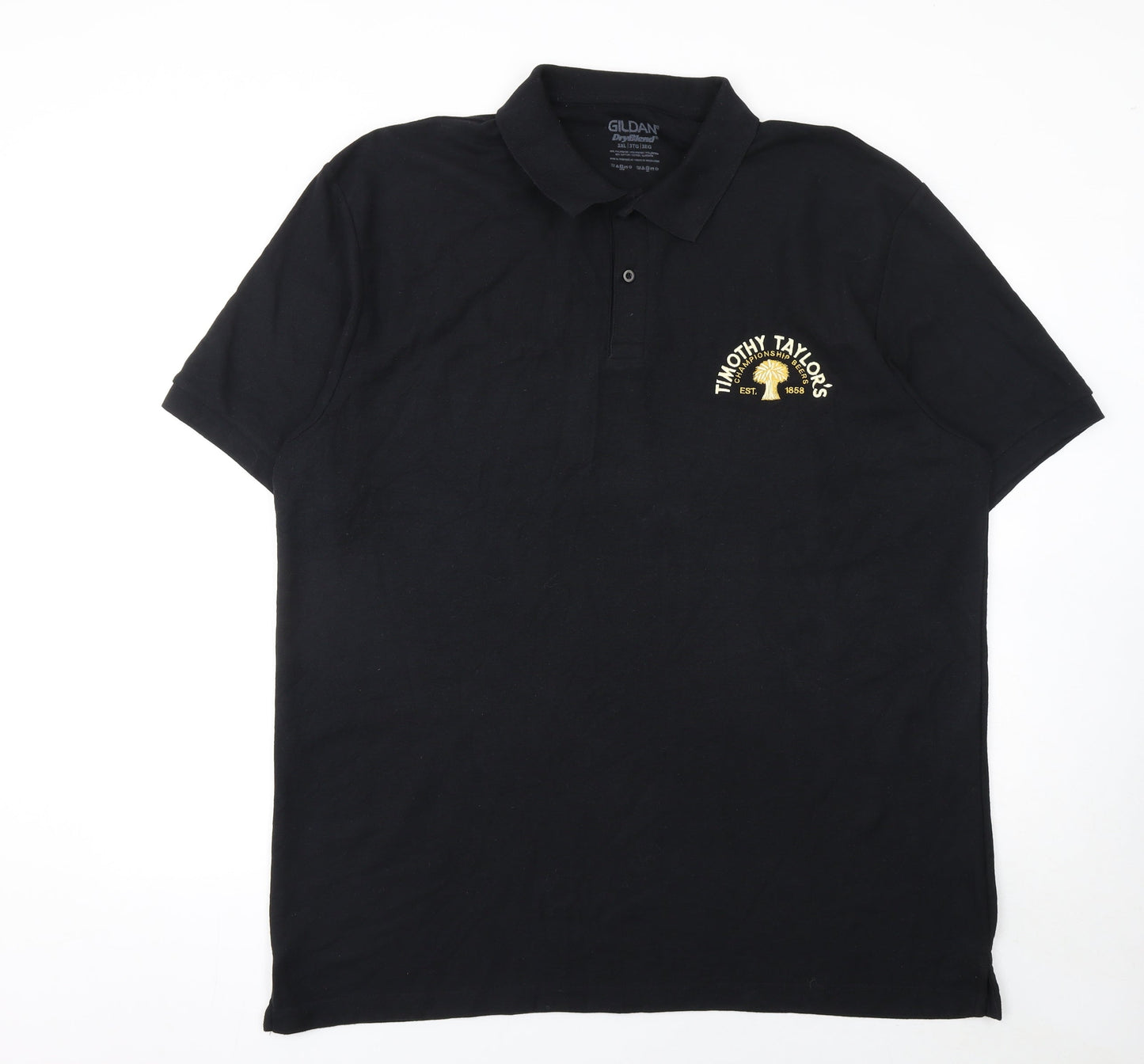 Mens UK Size 3XL Gildan Polyester Blend Polo Shirt